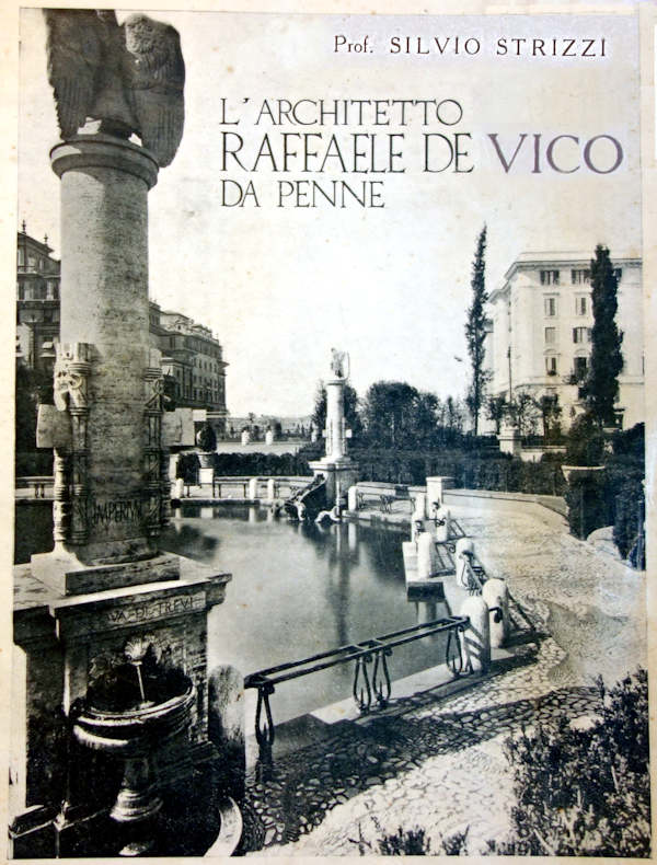 L'ARCHITETTO RAFFAELE DE VICO DA PENNE  ~ Anno 1928